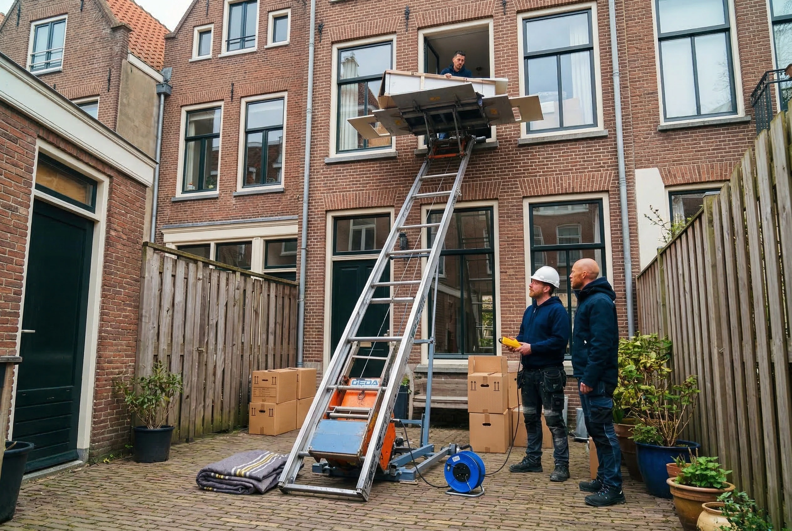 Team Verhuislift Huren Utrecht bij verhuislift