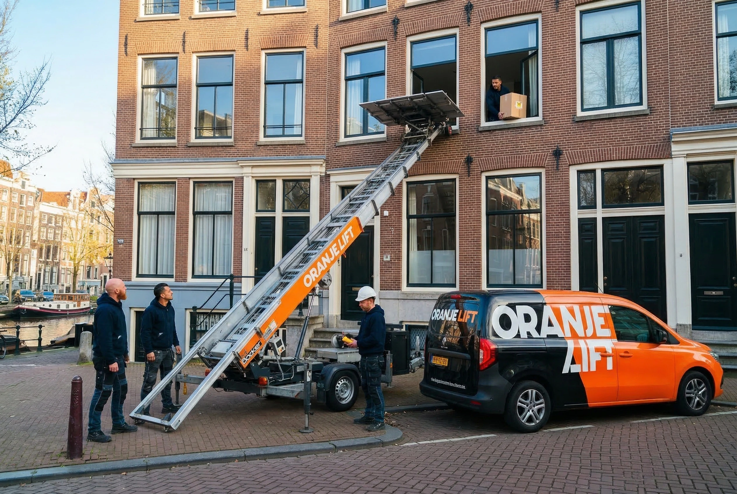 Professionele verhuislift bij appartement Utrecht