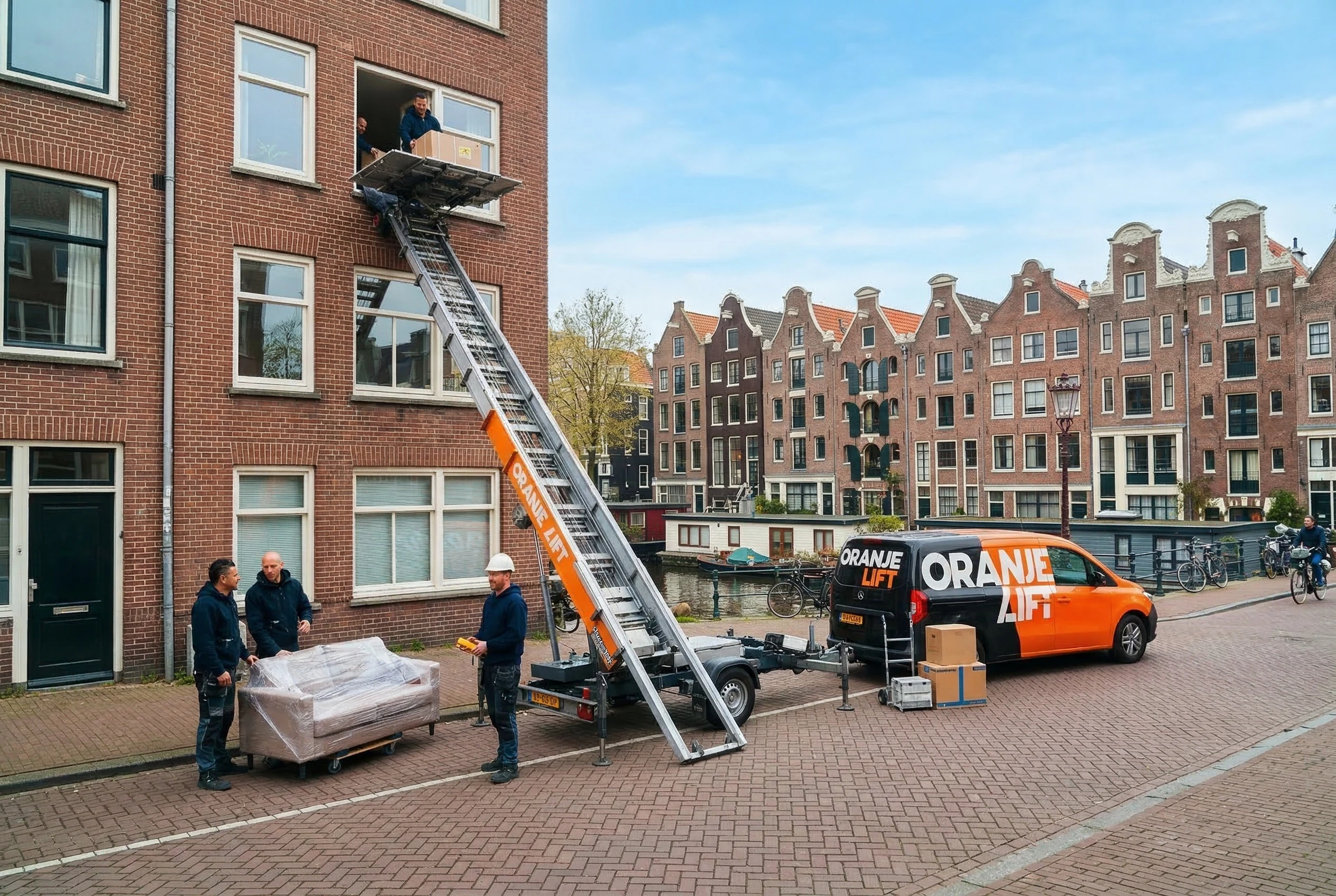 Verhuislift bij woning Utrecht