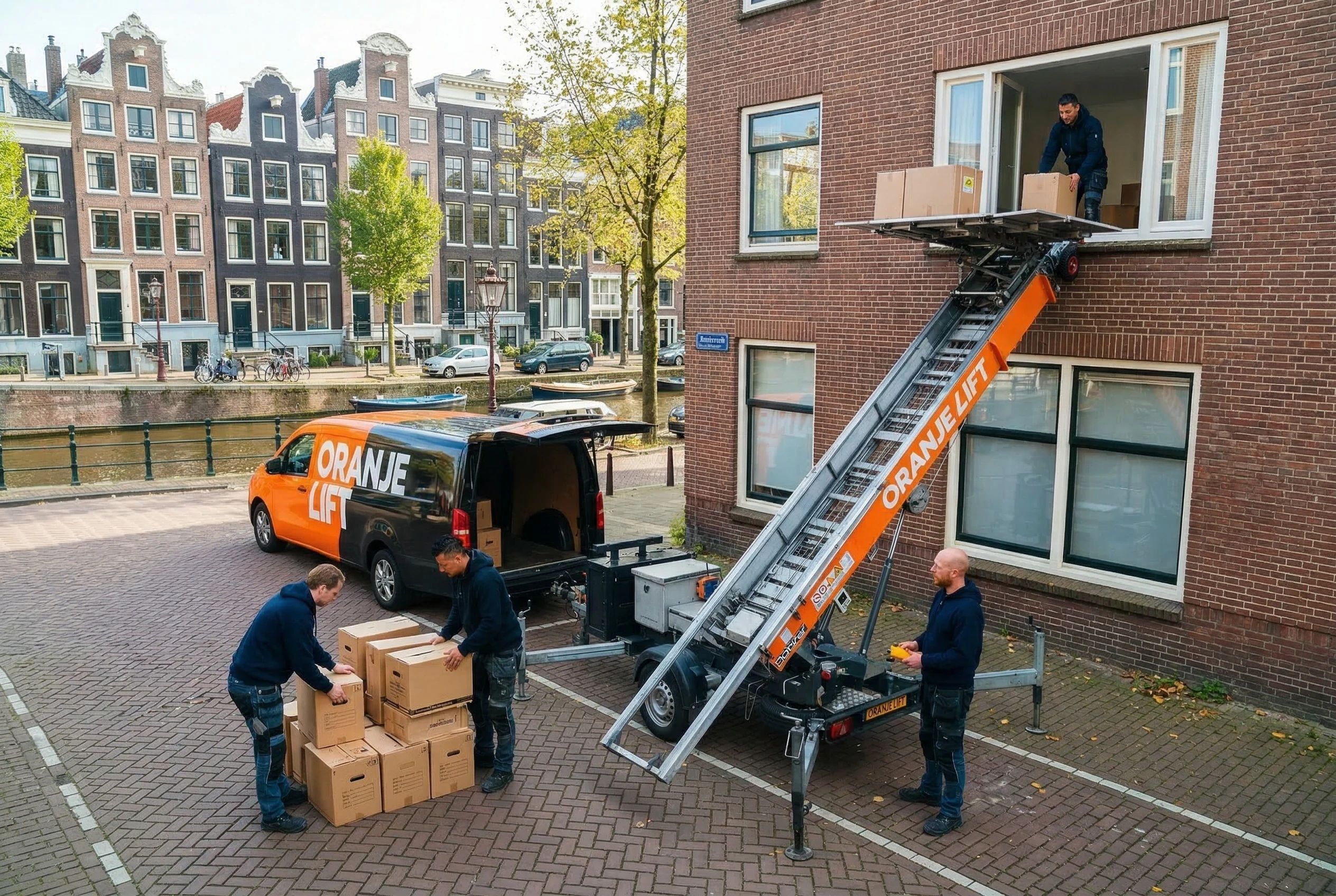 Verhuislift bij appartement Utrecht